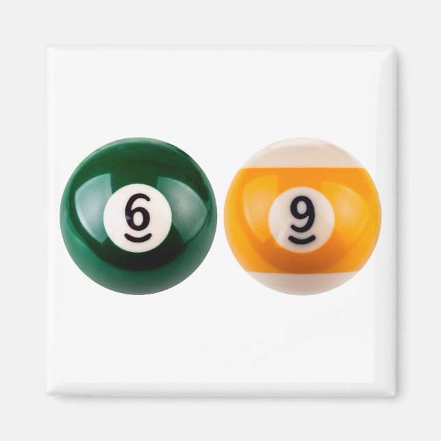 Aimant SlipperyJoe's 69 table de billard dur deux billiar (Devant)