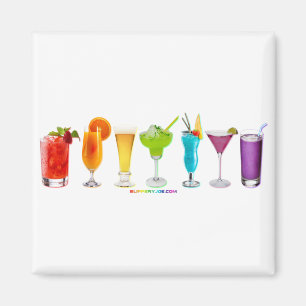 Aimant SlipperyJoe's Cheers boit de l'alcool cocktail fie