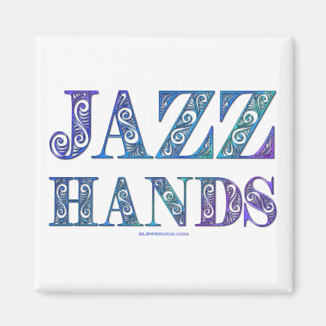 Aimant SlipperyJoe's comédie musicale Broadway Jazz Hands (Devant)