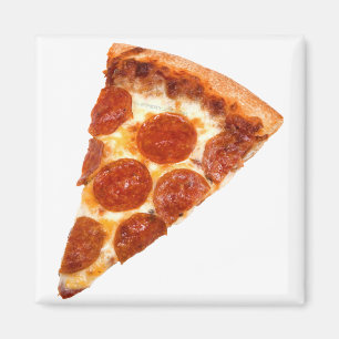 Aimant SlipperyJoe's Sliced Pizza pepperoni fromage delic
