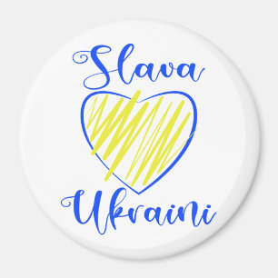 Aimant Slogan Slava La gloire ukrainienne au coeur de l'U