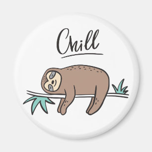 Aimant Sloth dit "Chill"