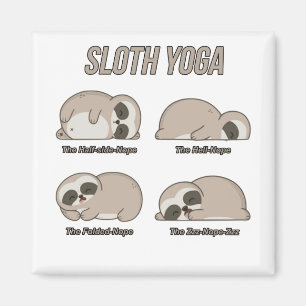 Aimant Sloth Yoga