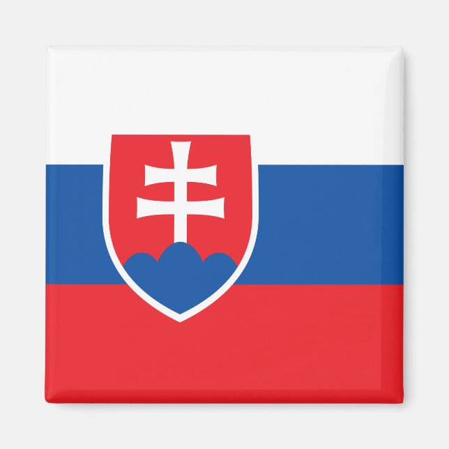 Aimant Slovakia Flag (Devant)