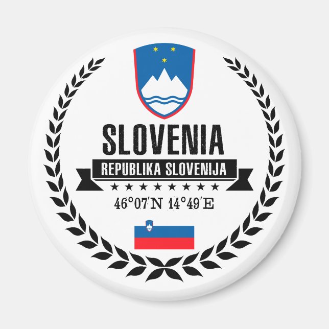 Aimant Slovenia (Devant)