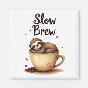 Aimant Slow Brew Coffee Sloth