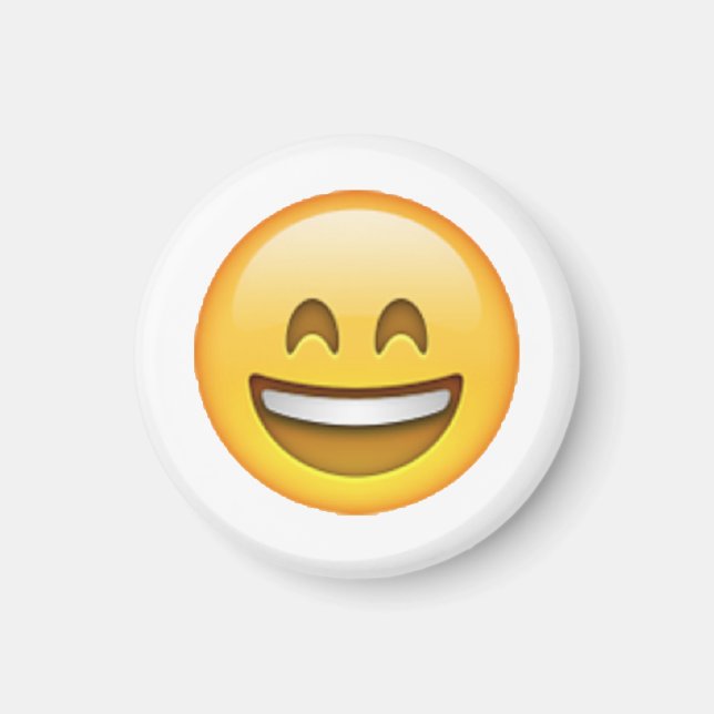 Aimant Smile Closed Eyes - Emoji (Devant)