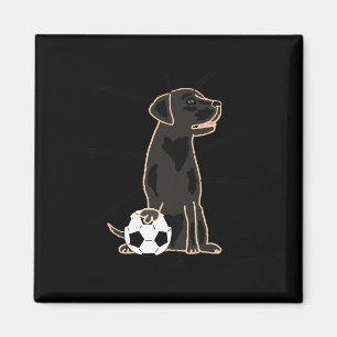 Aimant Smilenowtees Drôle de Labrador Retriever Jouant au