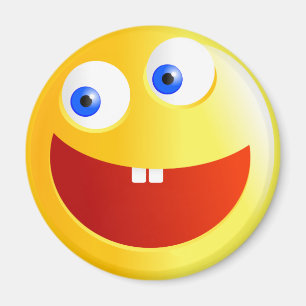 Aimant Smilie heureux