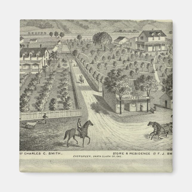 Aimant Smith, Résidences Herman, magasin (Devant)