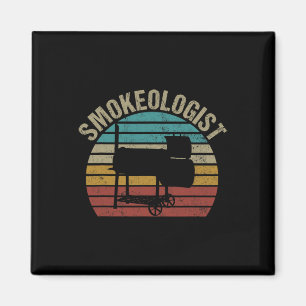 Aimant Smokeologist - Funny Pitmaster Bbq Smoker Grilling