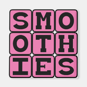Aimant Smoothies, Boissons de Fruits Sains