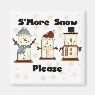 Aimant S'more Snow Please Tshirts and Gifts