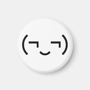 Aimant Smug Emoticon (‿MD) Kaomoji japonais