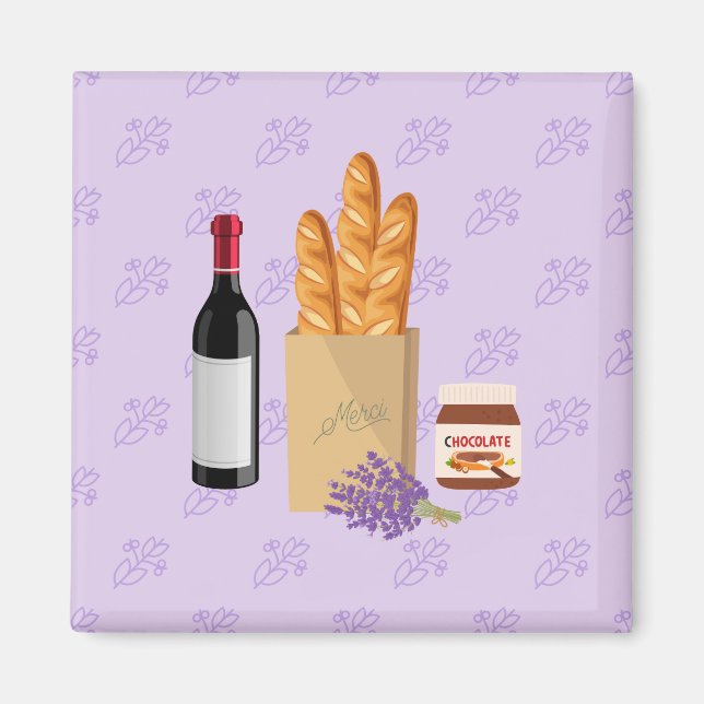 Aimant Snack français (Devant)