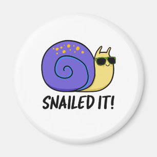 Aimant Snail It Funky Snail Pun