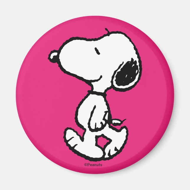 Aimant Snoopy Black & Magenta (Devant)