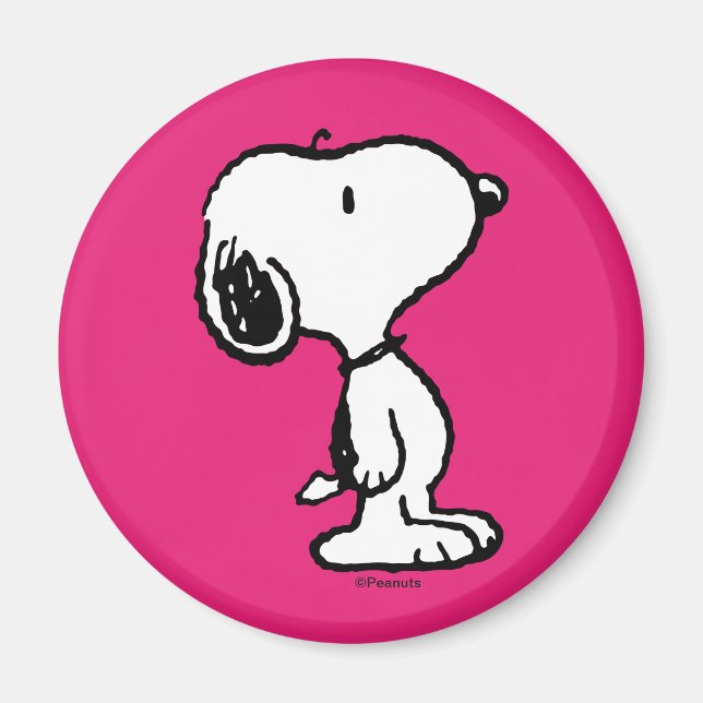 Aimant Snoopy Black & Magenta (Devant)