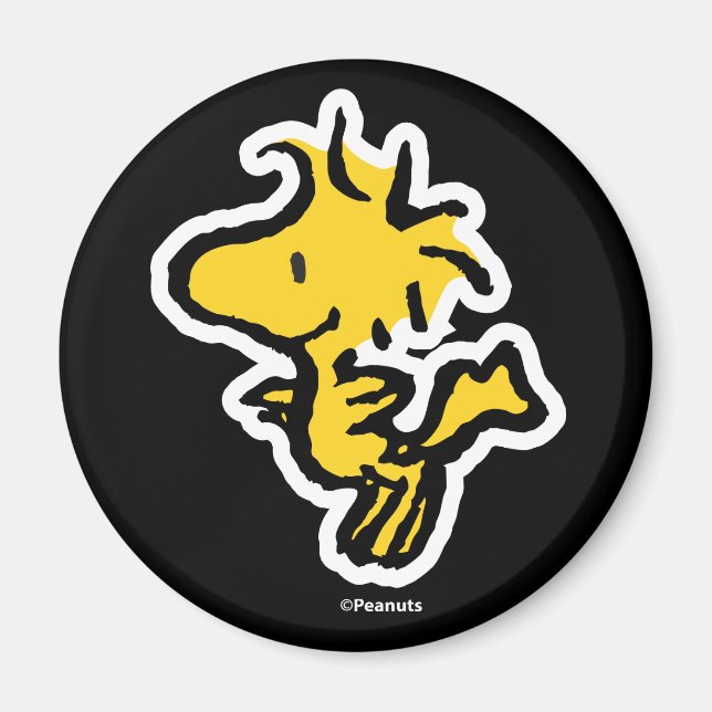 Aimant Snoopy & Woodstock Fun & Flowers (Devant)