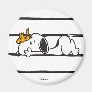 Aimant Snoopy & Woodstock   Smile Giggle Laugh