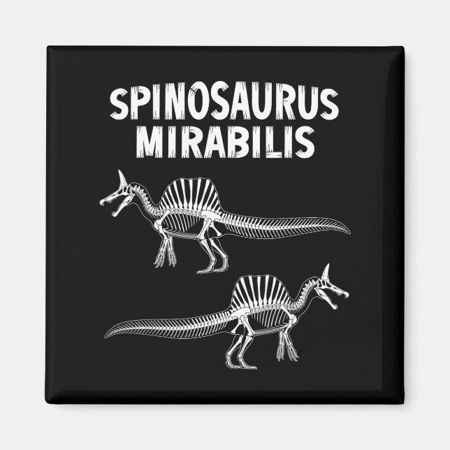 Aimant Snosaurus Mirabilis Nouveau Fossile de Dinosaure (Devant)