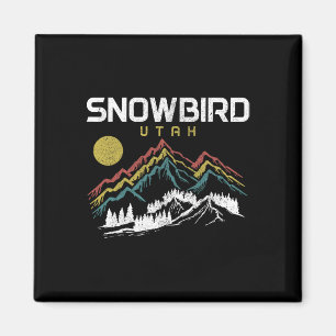 Aimant Snowbird Utah Ski Sports d'hiver Ski Skieur