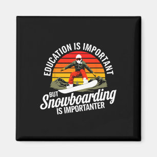 Aimant Snowboard Lover Humour Design Amusant Snowboarder