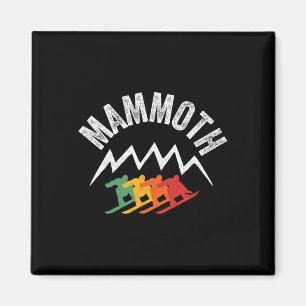 Aimant Snowboard Mammoth Lake Cool California Pro Snowboa