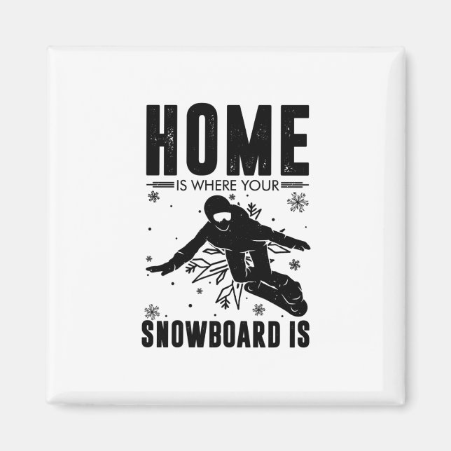Aimant Snowboarders (Devant)
