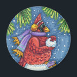 AIMANT SNOWMAN BODYGUARD, CHRISTMAS CARDINAL REDBIRD<br><div class="desc">ARMÉE DE BALLES À NEIGE. MAGNET CARDINAL HUMOUR *Personnaliser ... Recherche d'éléments correspondants Susan Brack Designs</div>