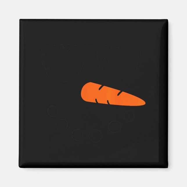 Aimant Snowman Face Shirt Boys Kids Toddler Gle Christmas (Devant)