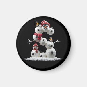 Aimant Snowman-minion en forme de S