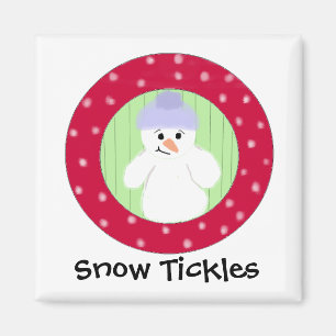 Aimant Snowman Snow Ticks