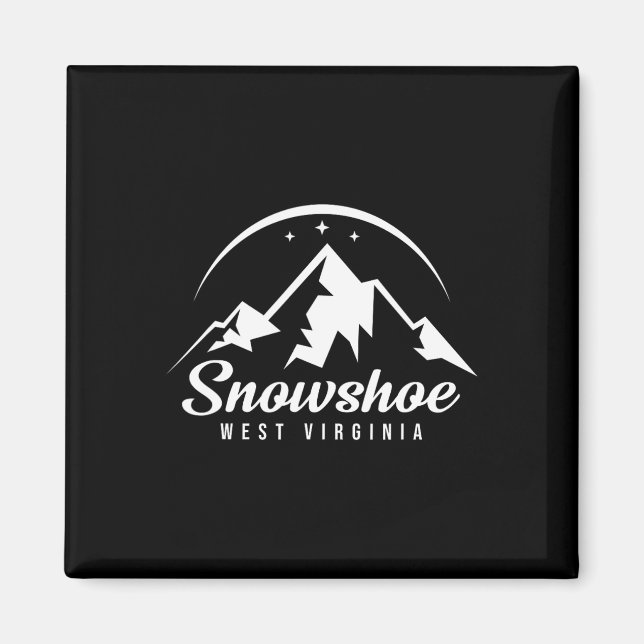Aimant Snowshoe West Virginia Station de ski Ski Snowboar (Devant)