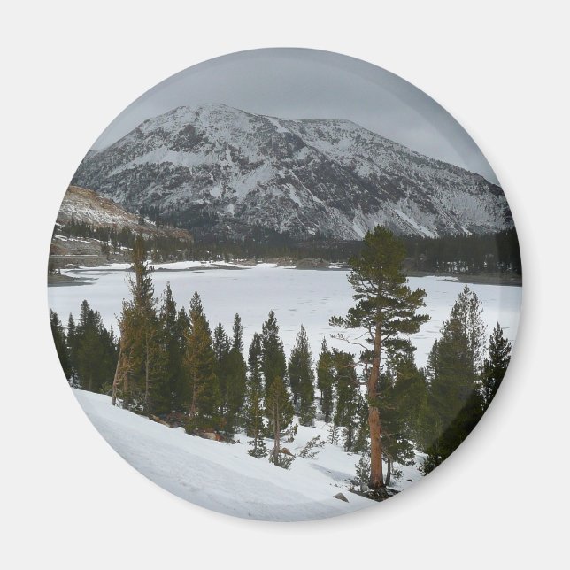 Aimant Snowy Ellery Lake California Paysage hivernal (Devant)