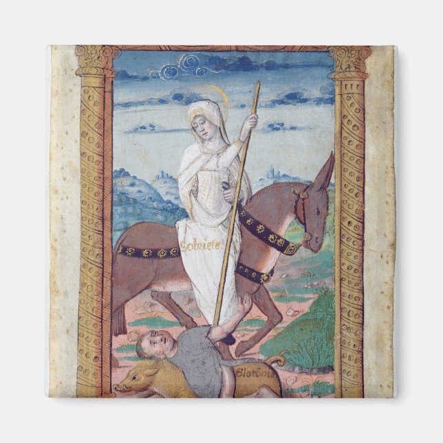 Aimant Sobriété contre la gluttonie (Devant)