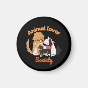 Aimant Société d'amour pour les amoureux d'animaux