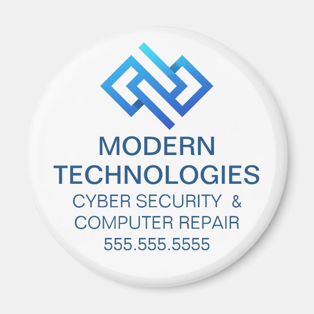 Aimant Société de technologie informatique de cybersécuri (Devant)