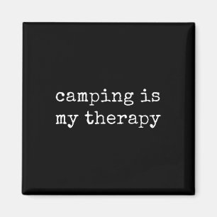 Aimant Société de tee-shirts Camping By Design Uni-adulte