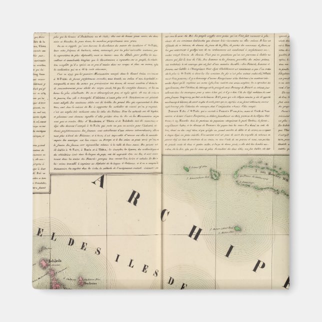 Aimant Société Îles Océanie no 42 (Devant)