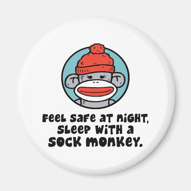 Aimant Sock Monkey (Devant)