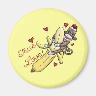 Aimant Sock Monkey Valentine Merchandises