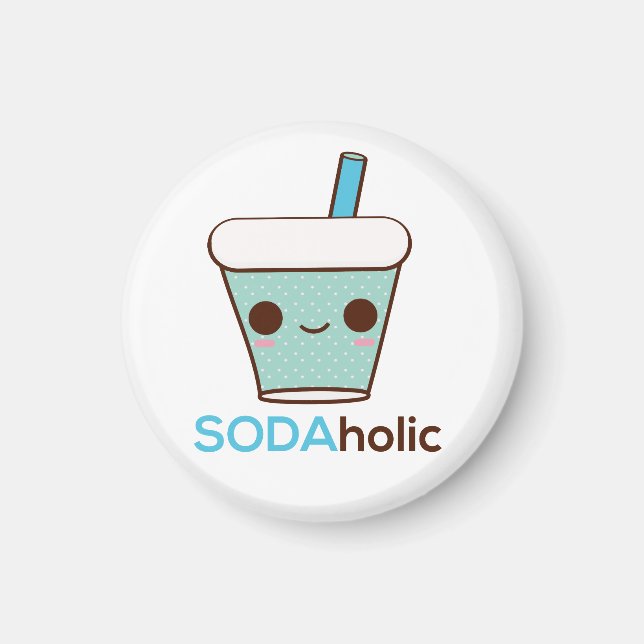 Aimant SODAholic (Devant)