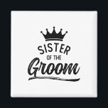 Aimant Soeur De La Groom Fête De Mariage Correspondante<br><div class="desc">Soeur De La Groom Fête De Mariage Correspondante</div>
