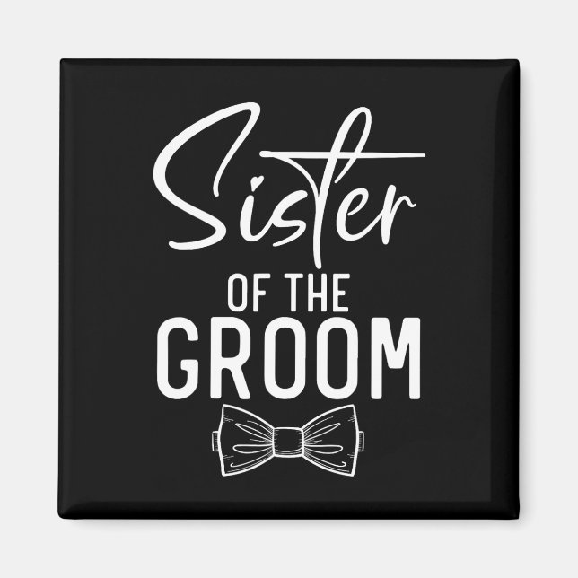 Aimant Soeur De La Mariage Groom (Devant)