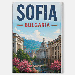 Aimant 🧲 Sofia Bulgarie Cathédrale Voyage Souvenir Mémoi