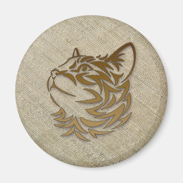 Aimant soie brute pour chaton (Devant)