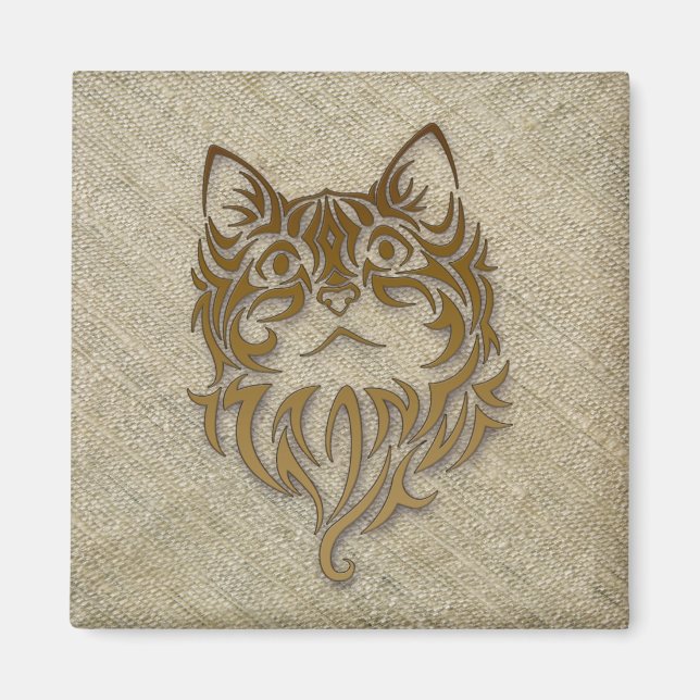 Aimant soie brute pour chaton (Devant)