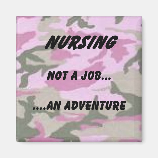 Aimant Soins infirmiers...une aventure (Devant)