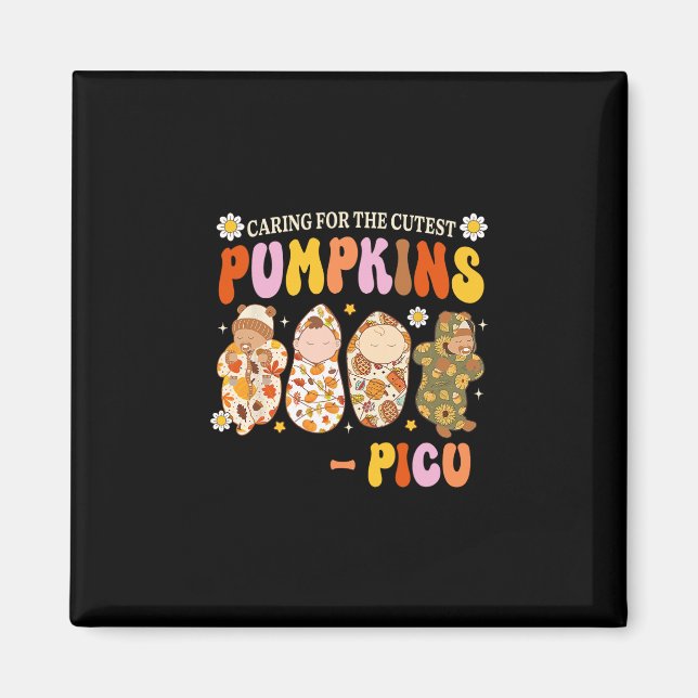 Aimant Soins Pour La Plus Mignonne Citrouille Picu Automn (Devant)
